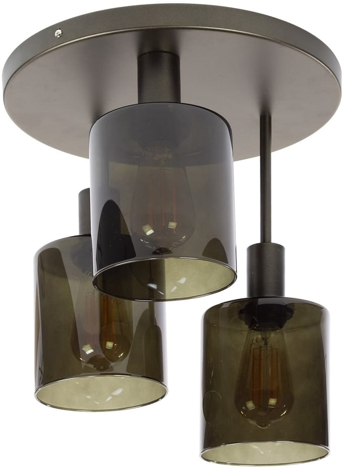 Giga Meubel Plafondlamp Sepiora - Sienna Bruin - 35x35x40cm