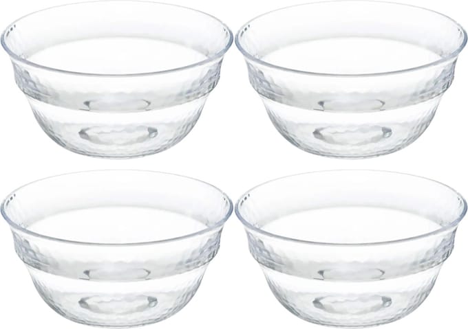 Secret de Gourmet - Kommetjes/Schaaltjes - kunststof - D13 cm - Set 4x