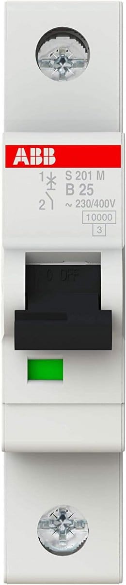 Zekering Automaat 1 Pool Type B 25 Ampere Overbelastingsbeveiliging