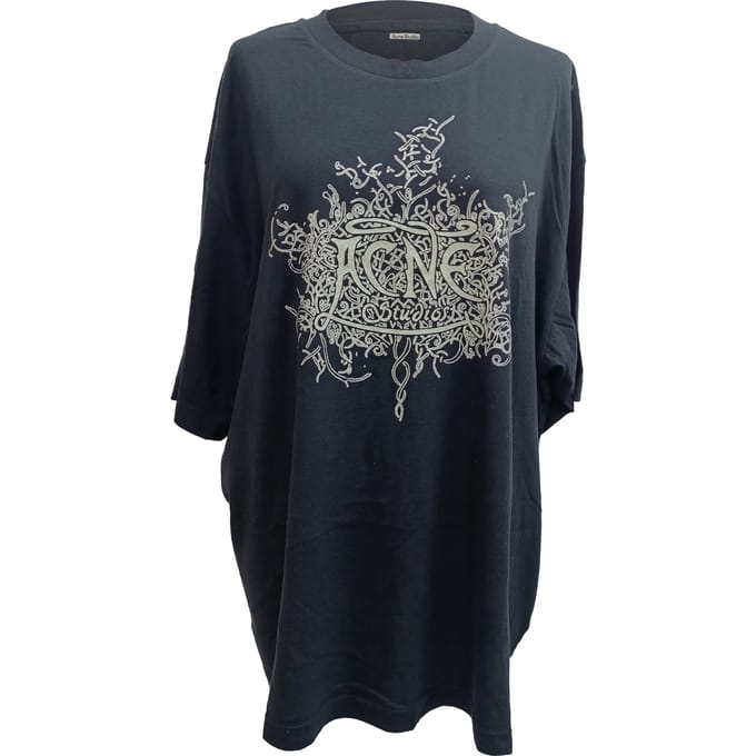 Acne Studios Glow In The Dark T-shirt van Zwart Katoen