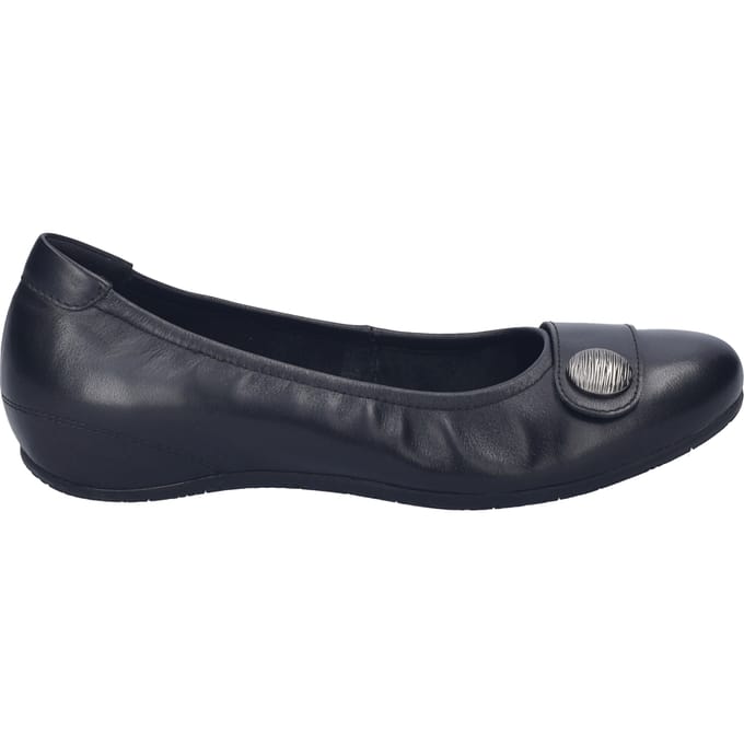 JOSEF SEIBEL Dames Ballerina Florina 04 in zwart