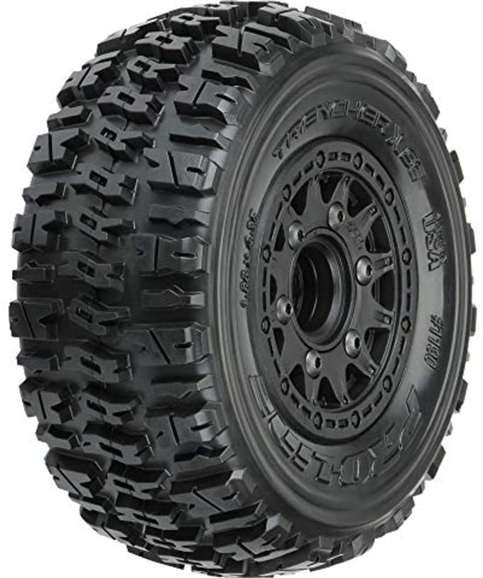 Trencher X SC Banden voor Short Course Trucks met Removeable Hex Wielen 6x30