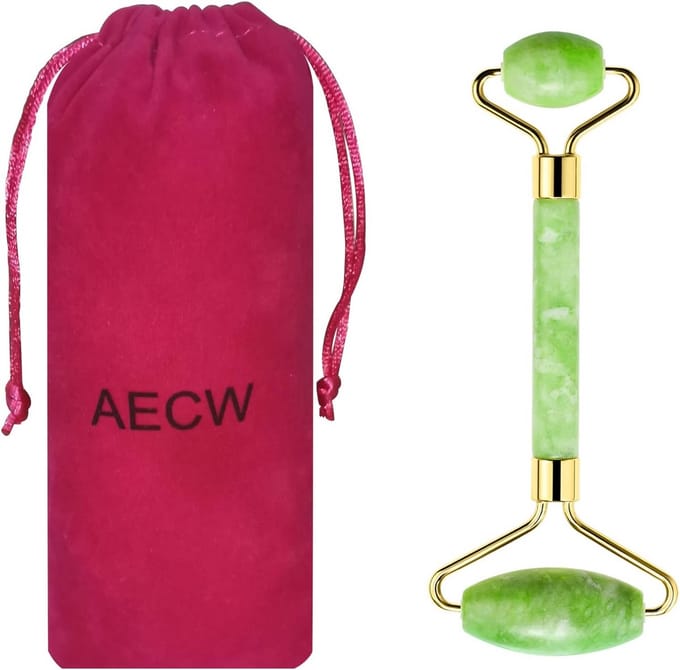 Natuurlijke Jade Roller Gezichts- en Oogmassage Tool voor Huidverzorging