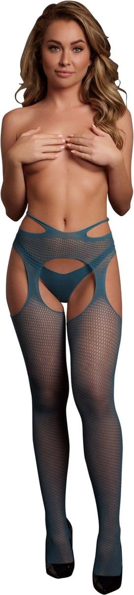 Suspender Pantyhose with Strappy Waist - One Size