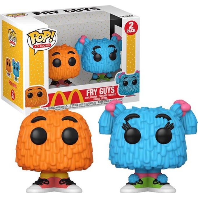 Funko! - POP! Ad Icons: McDonalds 2pk (Fry Guys - Orange/blue) - Figuur