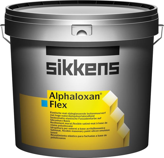 Sikkens Alphaloxan Flex - 10 Liter - Wit / Kleur   8711115248127   Verf