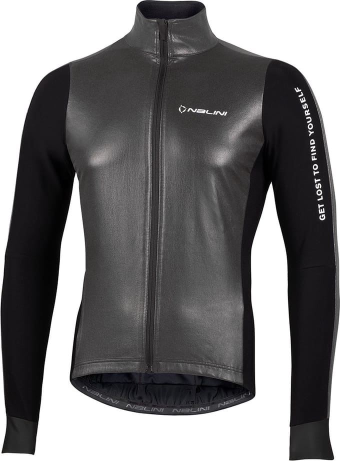 Nalini - Heren - Fietsjack winter - Winddicht Warm Wielrenjack - Reflecterend - Zwart - WARM REFLEX JKT - M