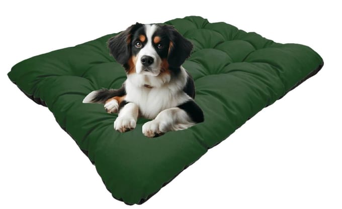AIO Factory Prestige Serie - Waterdicht Hondenkussen - 100x70 cm - Groen