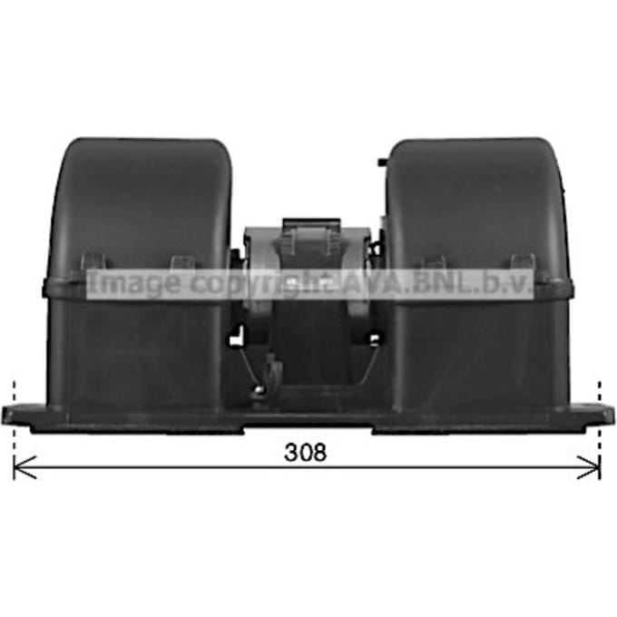 Elektromotor, interieurventilator HIGHWAY AUTOMOTIVE DF8099