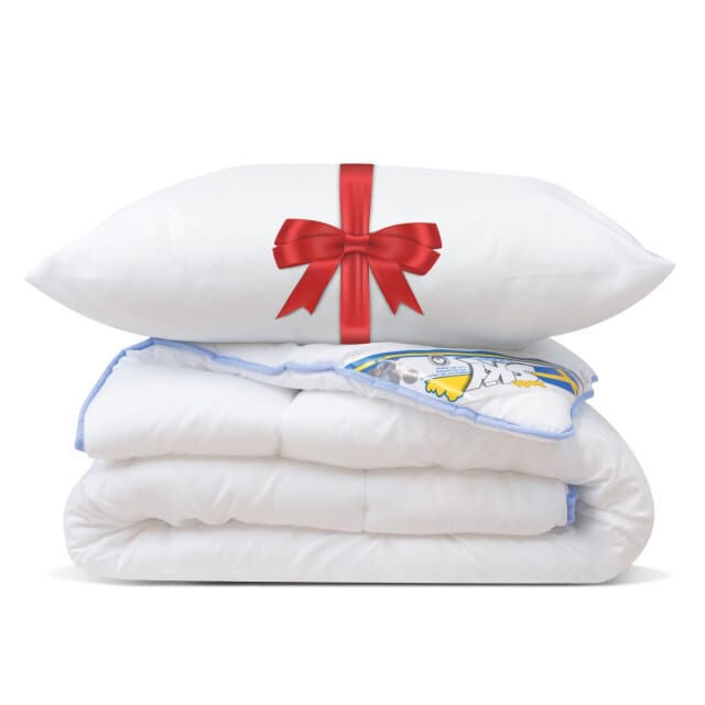 Swedish Sky All year dekbed + 1 hoofdkussen eenpersoons dekbed set 140x200 cm