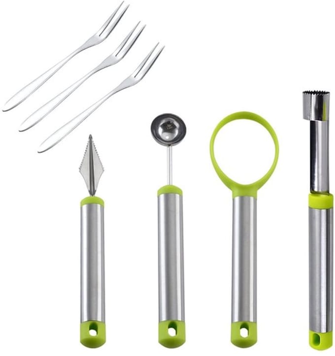 Allecto - Fruitgereedschap - Multifunctioneel - Keukenhulp - 7 stuks