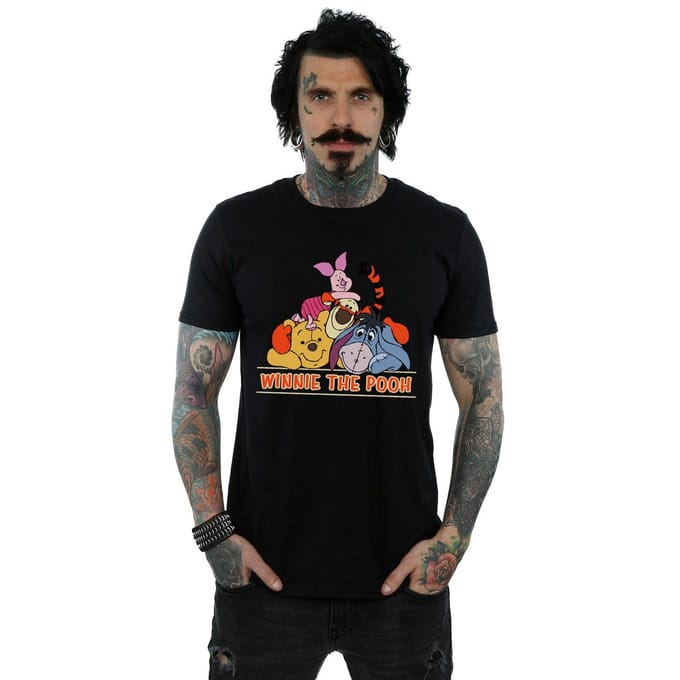 Li-cense Disney heren winnie de poeh groep t-shirt