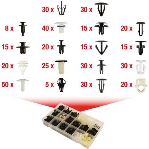 KS Tools 420.0350 Bevestigingsset voor Honda, 418-delig