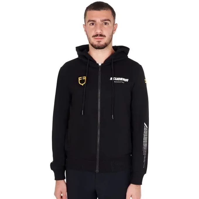 Hooded sweatshirt met rits Equestro Scuderia