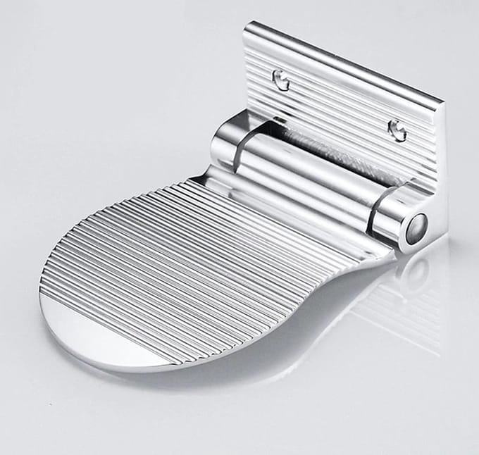 Voetsteun voor douche aluminium
