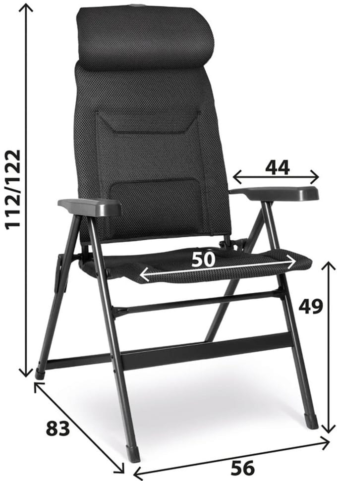 Brunner Aravel Vitachic H2L - stoel medium donkergrijs