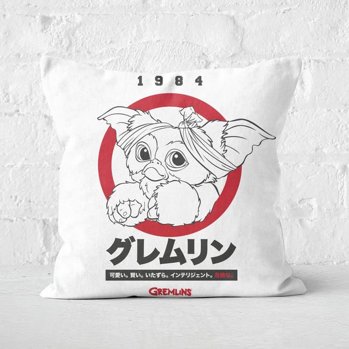 Gremlins Gizmo Japanese Square Cushion - 40x40cm