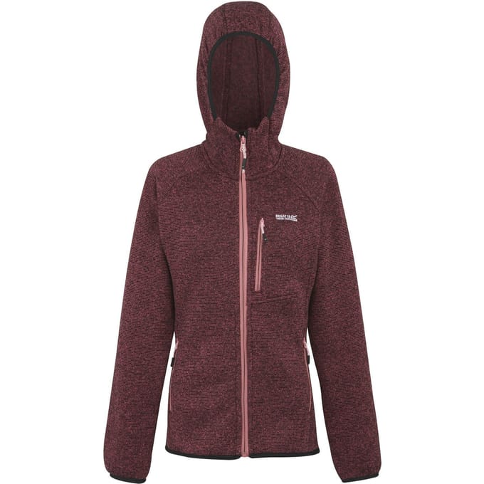 Regatta Dames Newhill Gevoerde Hoodie (Stofroze)