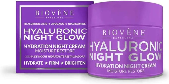 Nachtcrème Biovène Hyaluronic Night Glow 50 ml