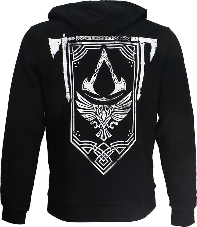 Assassin's Creed Valhalla - Crest Vest met capuchon zwart M