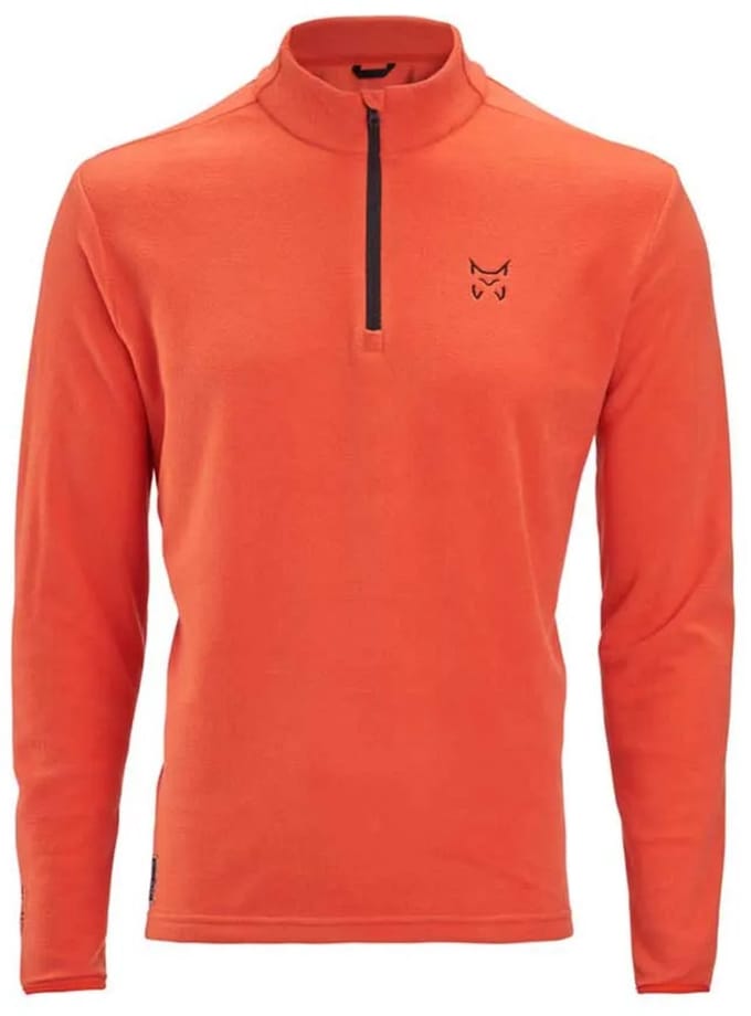 Altus Uri Fleece Met Halve Rits Oranje L Man