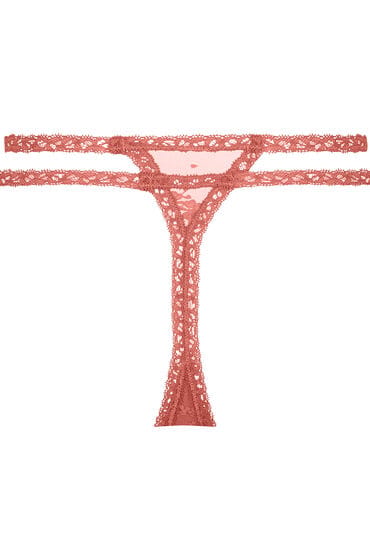 Hunkemöller Dames Lingerie String Irina - Rood - maat M