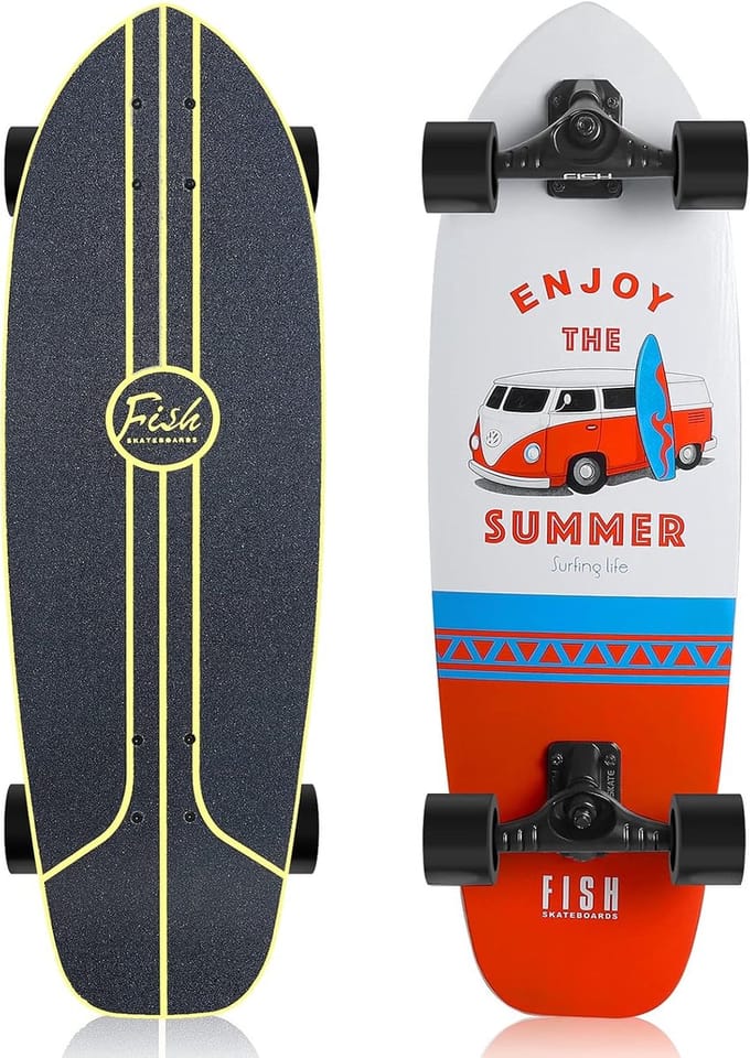 Cruiser Skateboard - Compleet Board - Straatrijden - 7-laags Esdoorn - 86 cm - Automobiel