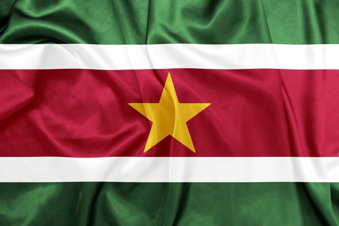 Surinaamse vlag - Suriname - 90 x 150 cm