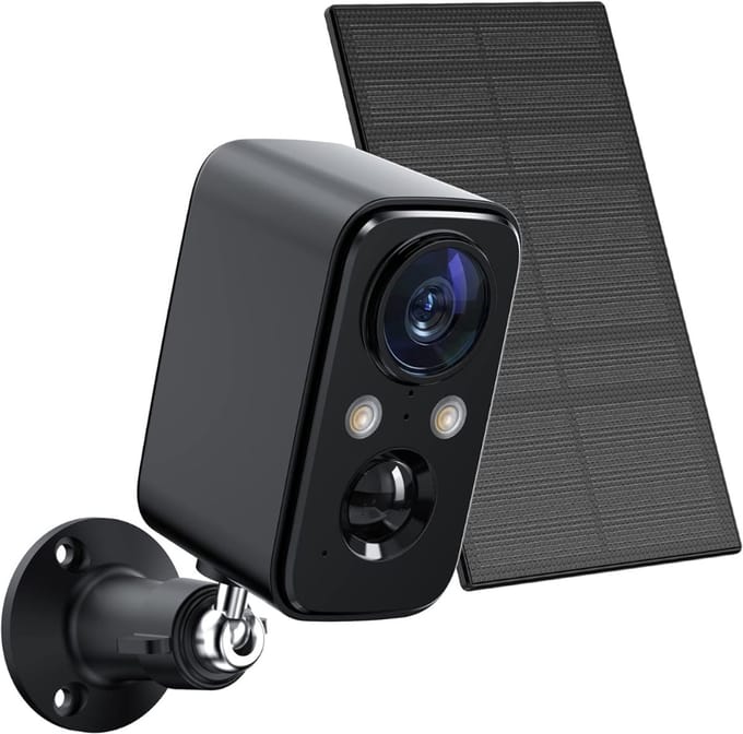 Camerabewaking - Beveiligingscamera Draadloos Buiten - Bewakingscamera - Zwart