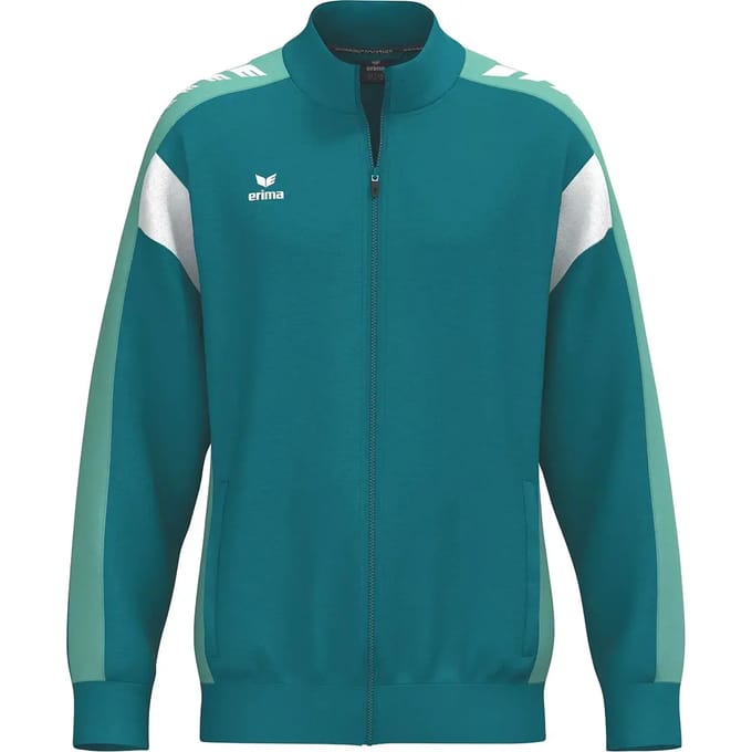 Erima Celebrate 125 Trainingsjack Heren - Tahitian Blue / Mintgroen | Maat: M