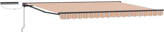 vidaXL - Elektrisch - Uitschuifbare - Zonneluifel - 5 - x - 3 - m