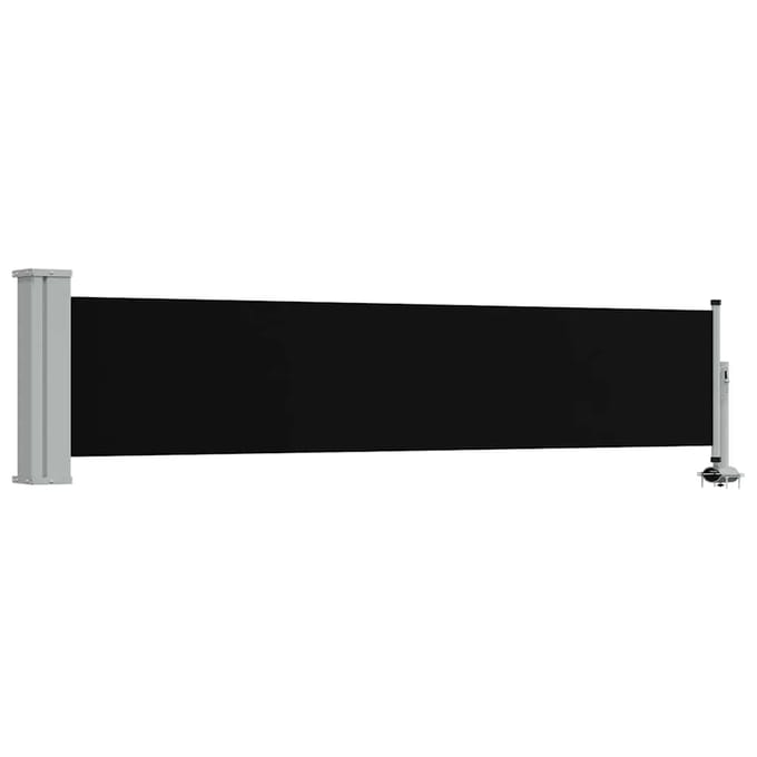 vidaXL - Tuinscherm - uittrekbaar - 60x300 - cm - zwart