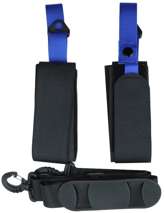 Dailygoods- Skiband Verstelbaar - Stokkendrager - Nylon Webbing