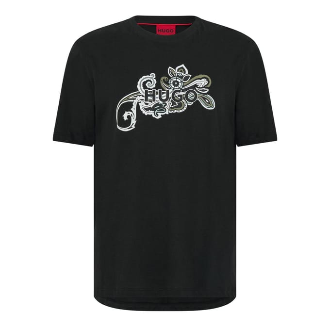 Hugo Heren Dulive T-Shirt (Zwart)