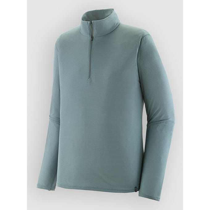 Patagonia Cap LW Zip Neck Thermo Shirt blauw
