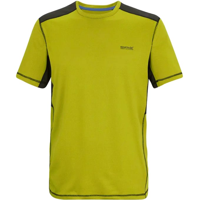Virda heren T-shirt met korte mouwen en mesh-stof
