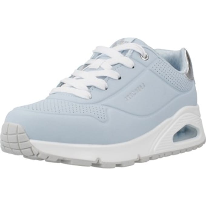 Skechers Uno Gen1 - Shimmer Away - Meisjes Sneakers - Blauw