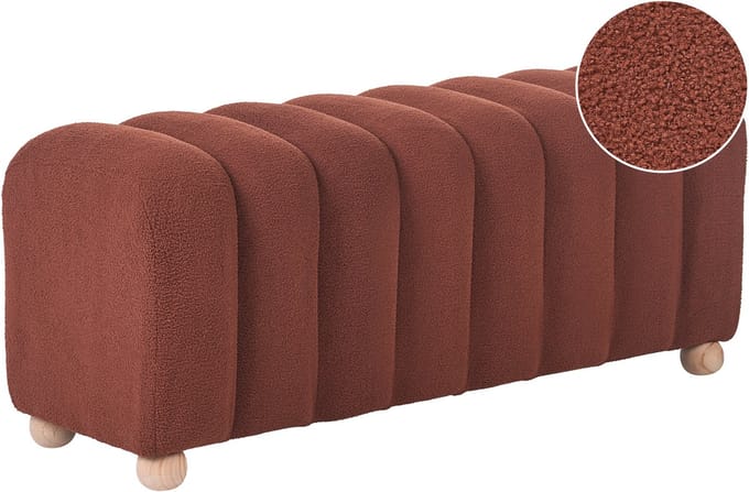 IDYLLWILD - Bankje - Goudbruin - Bouclé
