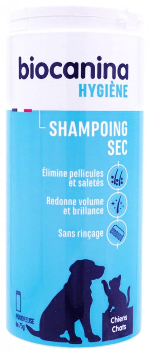 Biocanina Hygiëne Droogshampoo voor Hond en Kat 75 g