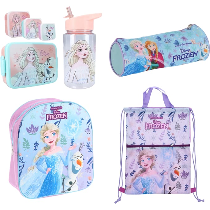 Frozen schoolset; etui, rugzak, gymtas en lunchset