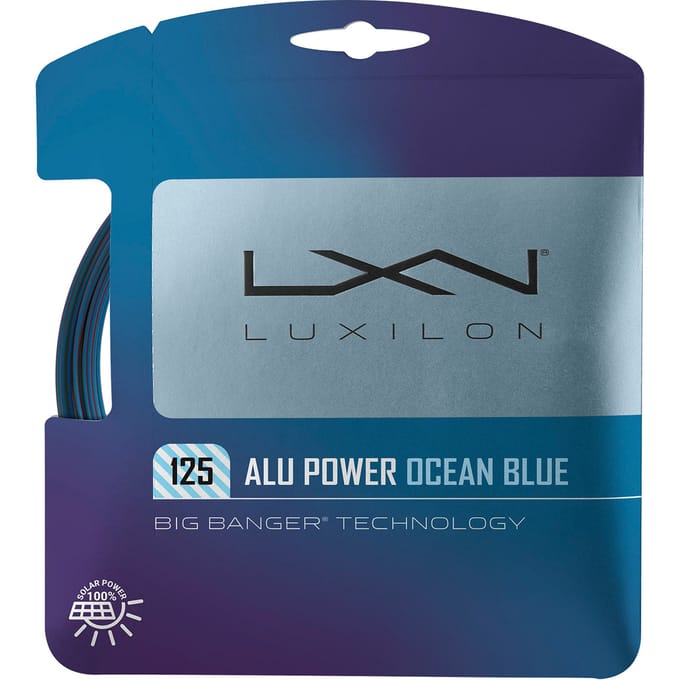 Luxilon Alu Power Ocean Blue Set Snaren 12,2m-Blauw
