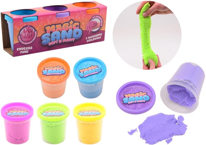 Johntoy magisch speelzand multipack - creatief speelgoed zand.