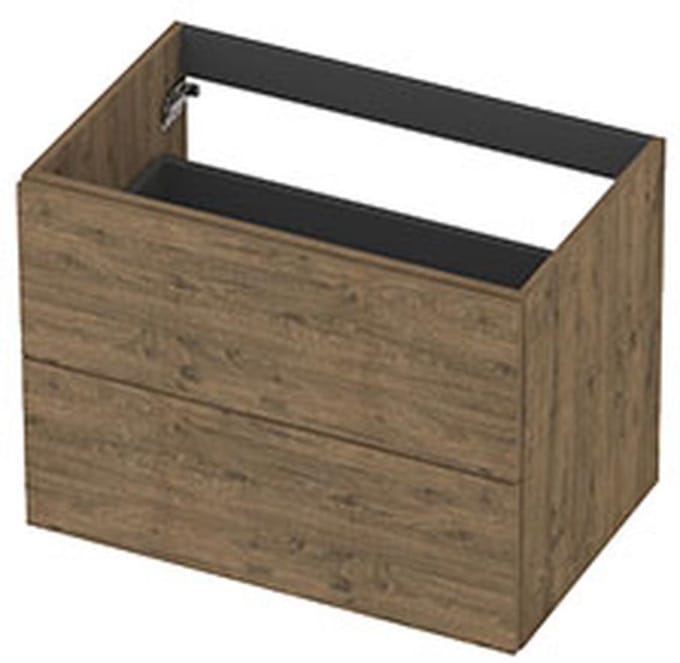 INK - Onderkast 2L Decor Softclose Tbv Greep - 700x450x520 Mm - Naturel Eiken