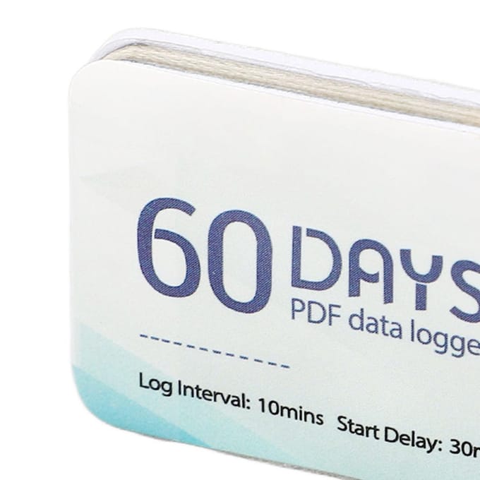USB Temperatuur Data Logger 10000 Groepen Opslag Hoge Nauwkeurigheid Wegwerpbaar Draagbare Temperatuur Logger white