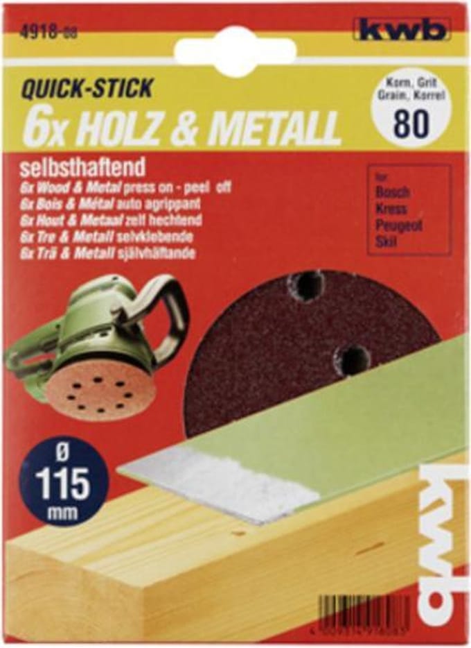 Schuurschijf 115 mm, k180