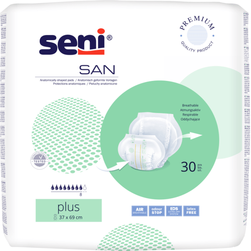 Seni San Plus - 3 pakken van 30 stuks