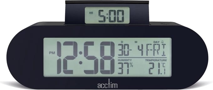 Wekker met Alarmfunctie Tafelmodel Compact Design
