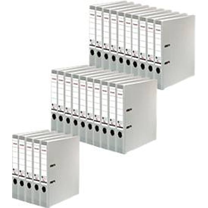 FALKEN Recycolor vijl, DIN A4, rugdikte 50 mm, 25 stuks, grijs
