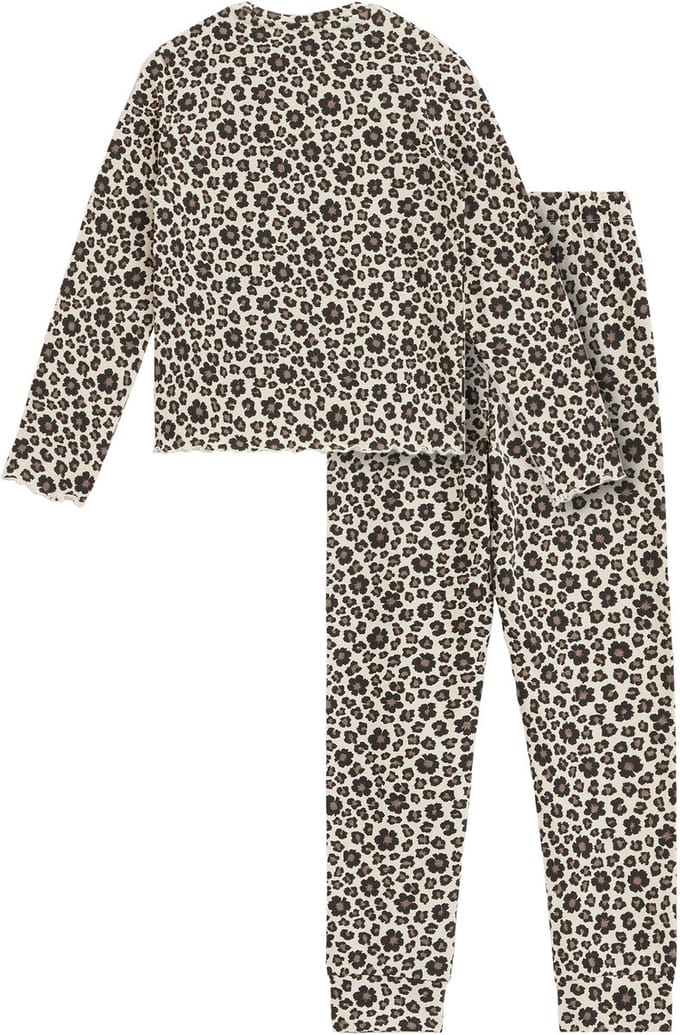 WE Fashion Meisjes pyjama met luipaardprint