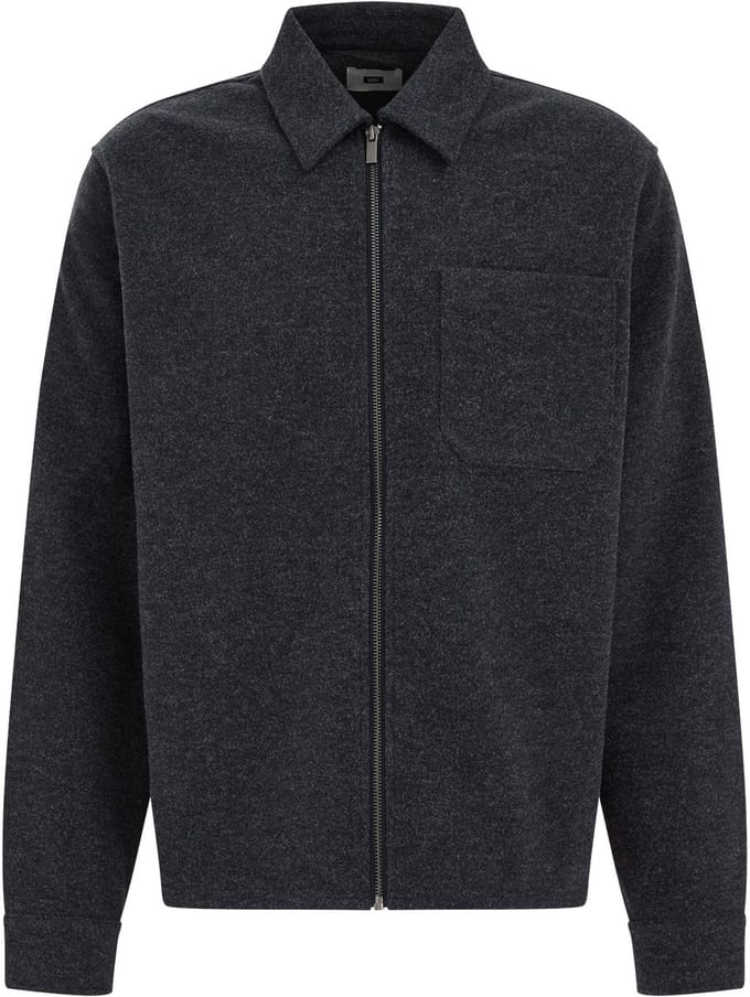 We Fashion Overshirt Dark Blue Größe: L | Casual hemden Outlet | Herren | Blau
